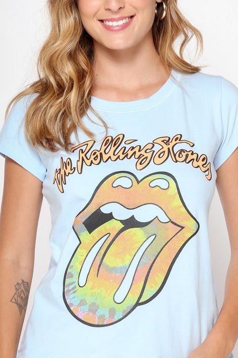 T-shirt-com-estampa-the-rolling-stones-colorido-