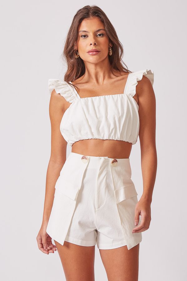 Cropped-bufante-com-alca-babados-OFF-WHITE
