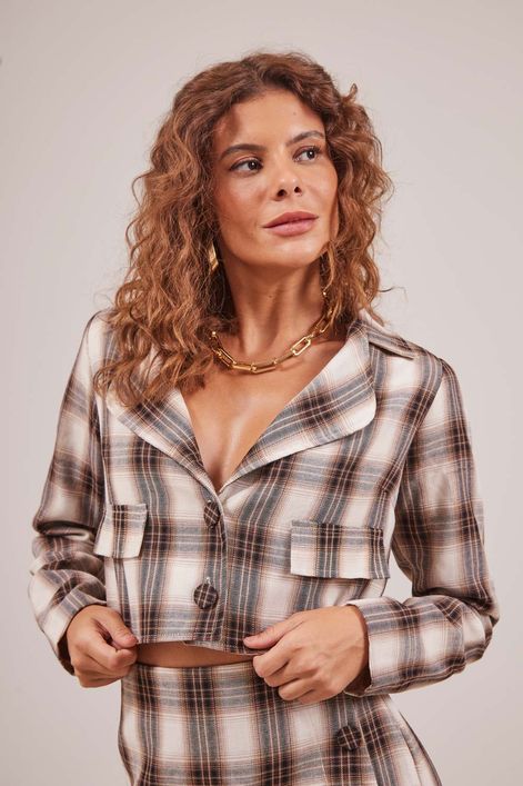 BLAZER-CURTO-XADREZ-TERROSO