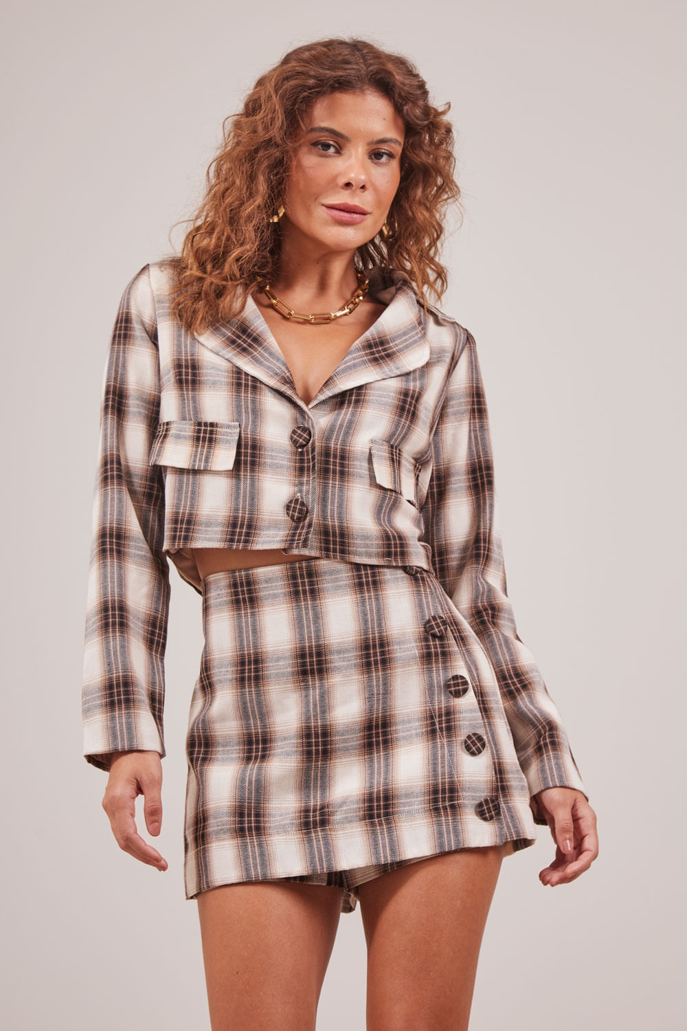 BLAZER-CURTO-XADREZ-TERROSO