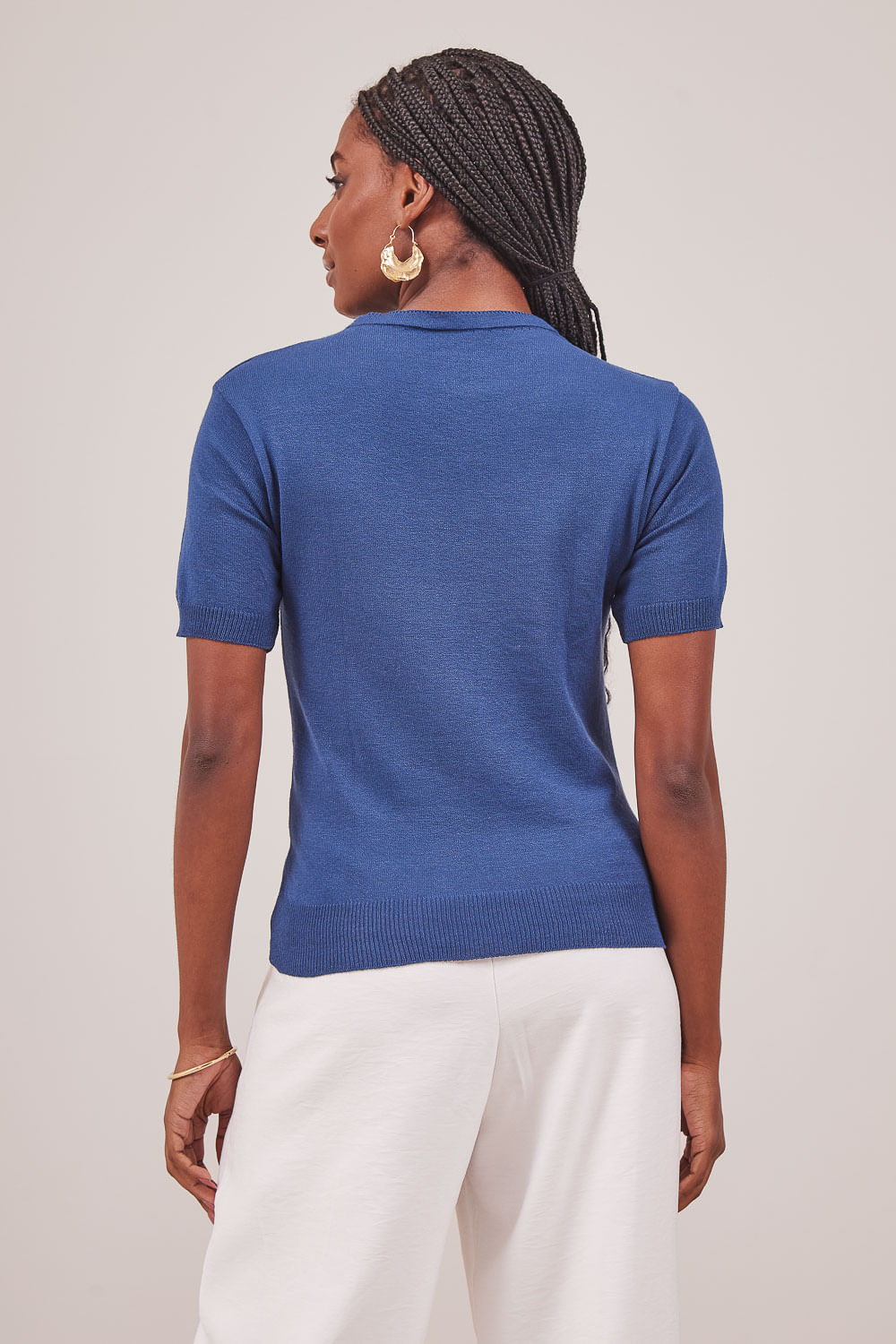 T-SHIRT-TRICOT-BASICA-MANGA-CURTA
