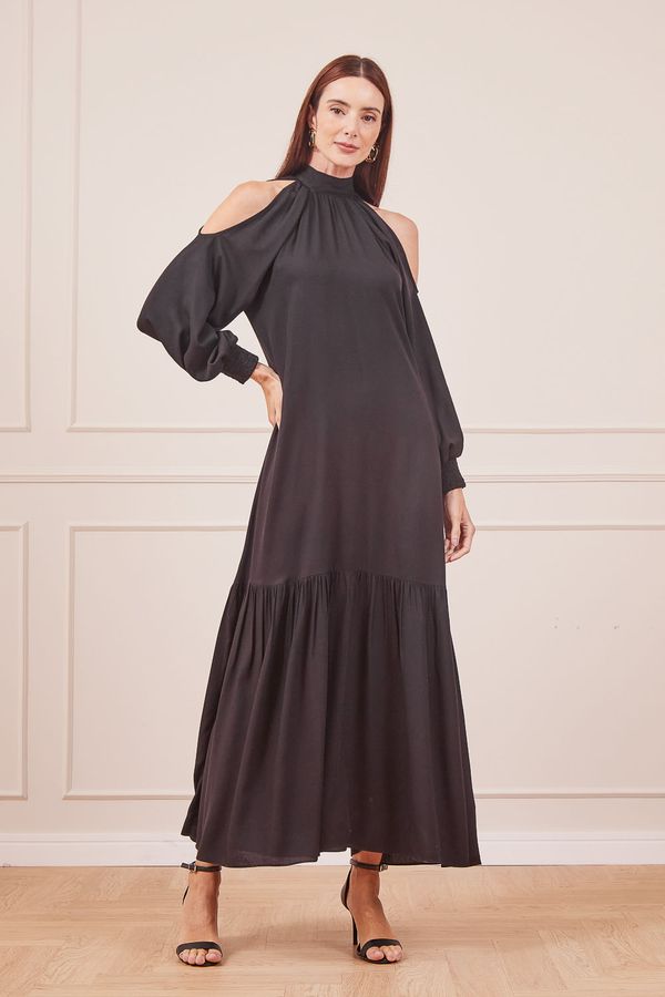 VESTIDO-LONGO-COM-RECORTE-NA-MANGA-PRETO-2