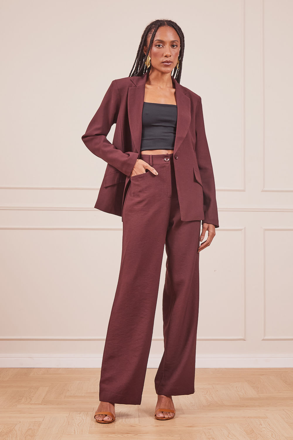 CALCA-MARROM-FLARE-E-BLAZER