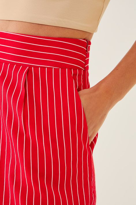 SHORT-LISTRAS-VERMELHO