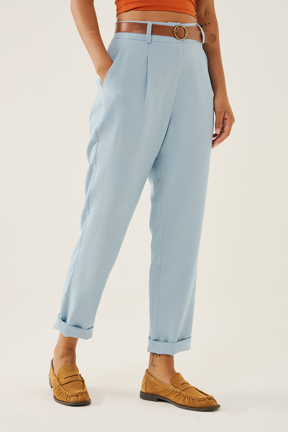 CALCA-CENOURA-ALFAIATARIA-LISA