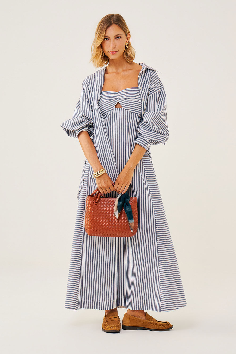 Vestido-Longo-Listrado-com-Alca-Fina