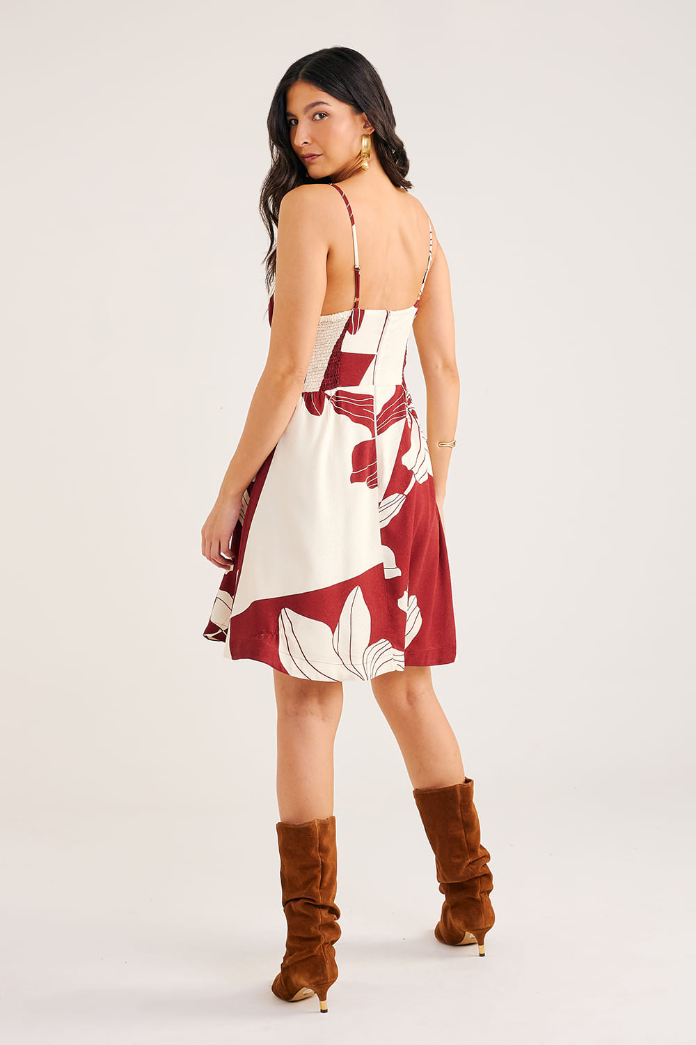 Vestido-Mini-em-Viscose-Maquinetada