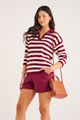 Blusa-em-Tricot-com-Gola-Polo-Listrada
