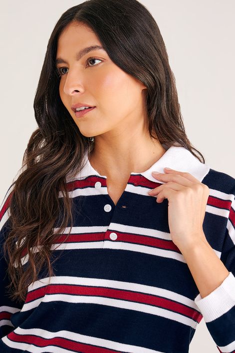 Blusa-Listrada