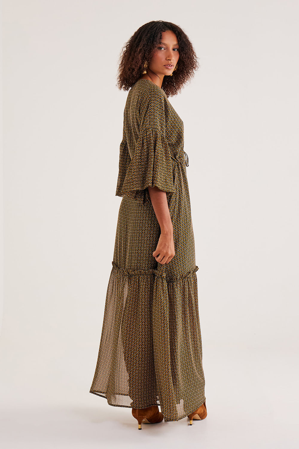 Vestido-Longo-Decote-V