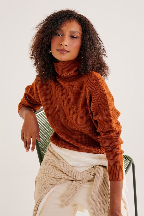 Blusa-em-Tricot-com-Ponto-Pipoca