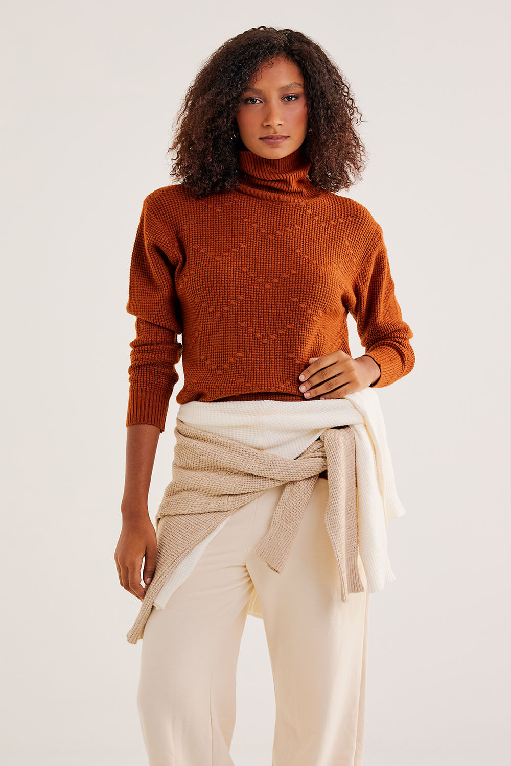 Blusa-em-Tricot-com-Ponto-Pipoca