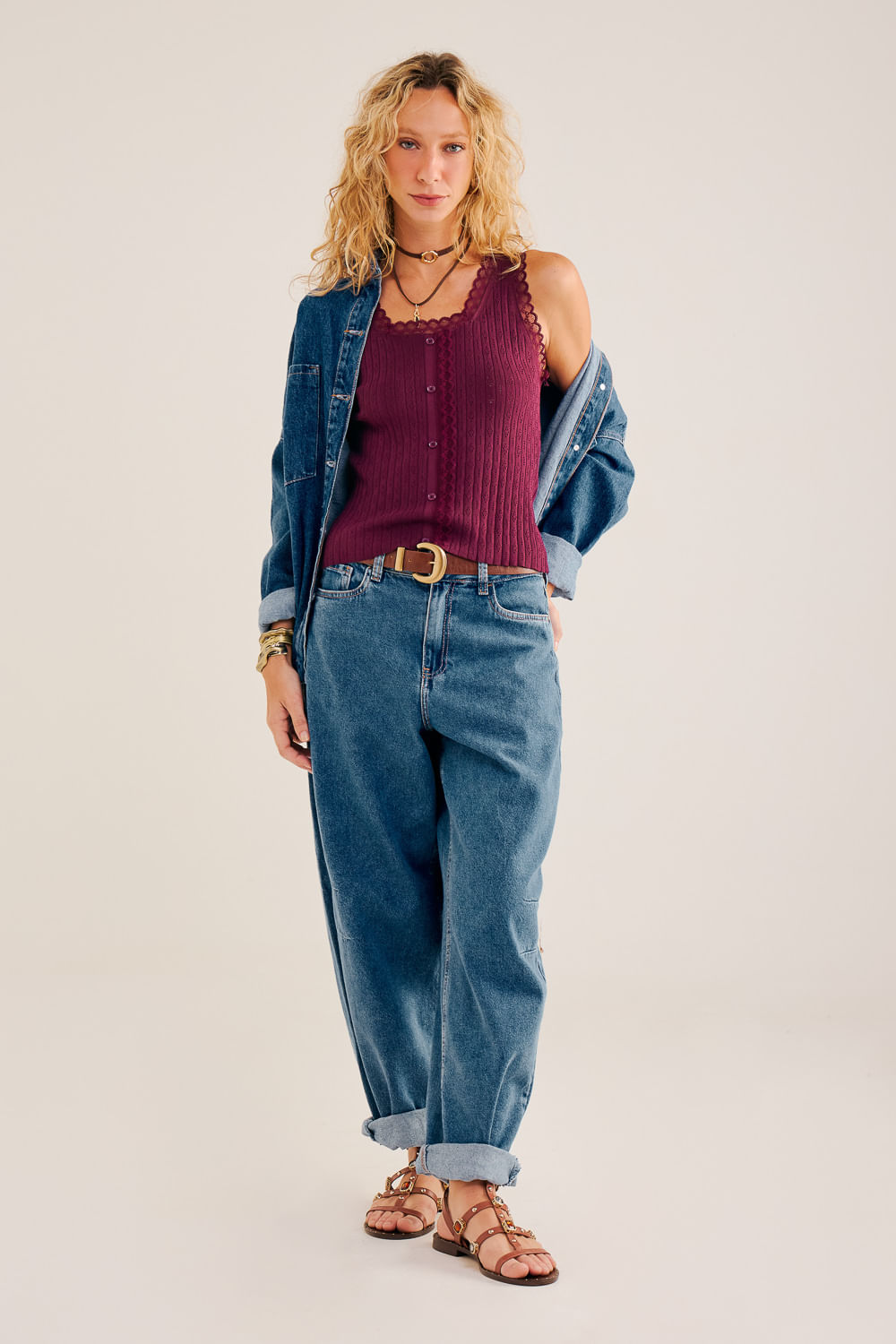 Camiseta-de-Tricot-Rendada